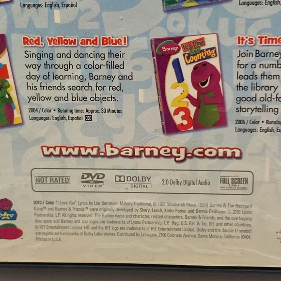 BARNEY- The purple dinosaur, DVD Set (6 in total) LEARNING . - Picture 3 of 6